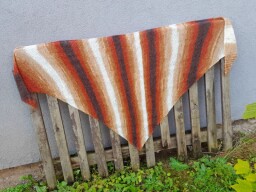 Šátek (pléd) - zrezivělý